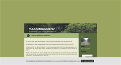 Desktop Screenshot of maddefilosoferar.blogg.se