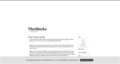 Desktop Screenshot of maritheeko.blogg.se