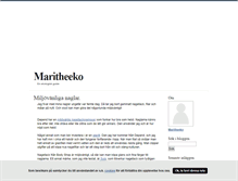 Tablet Screenshot of maritheeko.blogg.se