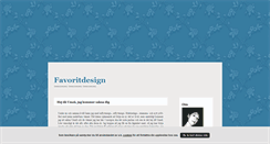 Desktop Screenshot of favoritdesign.blogg.se