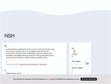 Tablet Screenshot of nsh.blogg.se