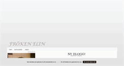 Desktop Screenshot of frokenelinpelin.blogg.se