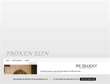 Tablet Screenshot of frokenelinpelin.blogg.se