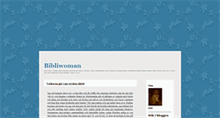 Desktop Screenshot of bibliwoman.blogg.se