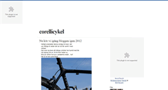 Desktop Screenshot of corellicykel.blogg.se