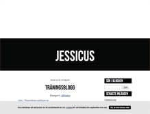 Tablet Screenshot of jessicus.blogg.se