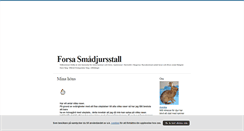 Desktop Screenshot of forsasmadjursstall.blogg.se