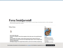 Tablet Screenshot of forsasmadjursstall.blogg.se