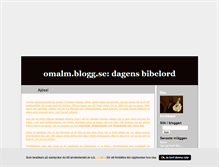 Tablet Screenshot of omalm.blogg.se