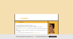 Desktop Screenshot of lindeart.blogg.se