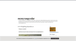 Desktop Screenshot of mcmyranpysslar.blogg.se