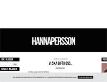 Tablet Screenshot of hannapersson.blogg.se