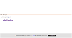 Desktop Screenshot of labellissima.blogg.se