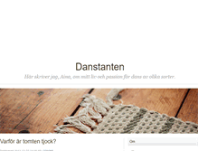 Tablet Screenshot of danstanten.blogg.se