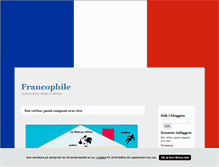 Tablet Screenshot of francophile.blogg.se