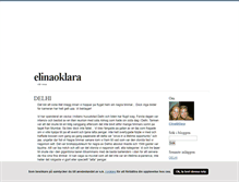 Tablet Screenshot of elinaoklara.blogg.se