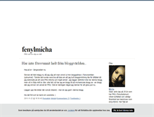 Tablet Screenshot of fenylmicha.blogg.se