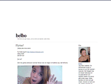 Tablet Screenshot of belbo.blogg.se