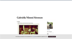 Desktop Screenshot of gabriellasorenson.blogg.se