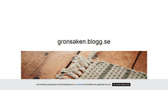 Desktop Screenshot of gronsaken.blogg.se