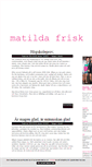 Mobile Screenshot of matildafrisk.blogg.se