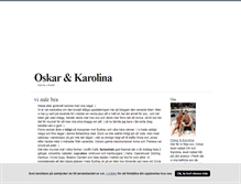 Tablet Screenshot of oskarkarolina.blogg.se