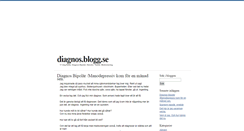Desktop Screenshot of diagnos.blogg.se