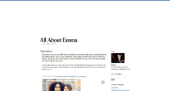 Desktop Screenshot of allaboutemma.blogg.se