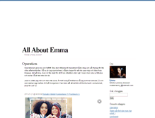 Tablet Screenshot of allaboutemma.blogg.se