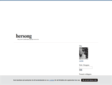 Tablet Screenshot of hersong.blogg.se