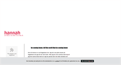 Desktop Screenshot of lillhannah.blogg.se