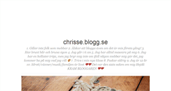 Desktop Screenshot of chrisse.blogg.se