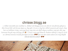 Tablet Screenshot of chrisse.blogg.se