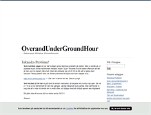 Tablet Screenshot of overandundergroundhour.blogg.se