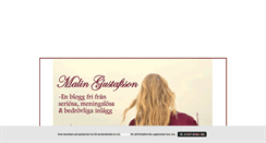 Desktop Screenshot of malinannelinorgustafsson.blogg.se