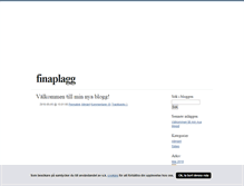 Tablet Screenshot of finaplagg.blogg.se