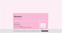 Desktop Screenshot of maryam.blogg.se