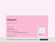 Tablet Screenshot of maryam.blogg.se