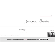 Tablet Screenshot of johannabrodin.blogg.se