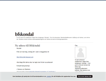 Tablet Screenshot of bfskondal.blogg.se