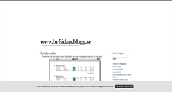 Desktop Screenshot of brfsidan.blogg.se