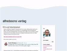 Tablet Screenshot of alfredsson86.blogg.se