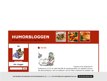 Tablet Screenshot of humoristerna.blogg.se