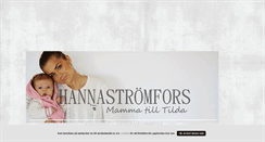 Desktop Screenshot of hannastromfors.blogg.se