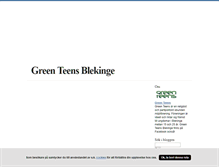 Tablet Screenshot of greenteens.blogg.se
