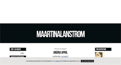 Desktop Screenshot of maartinalanstrom.blogg.se