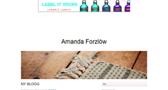 Desktop Screenshot of amandaforzlow.blogg.se