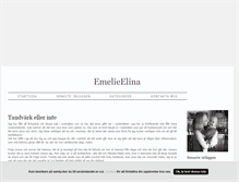 Tablet Screenshot of emelieelina.blogg.se