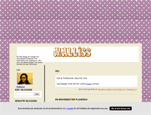 Tablet Screenshot of malliss.blogg.se