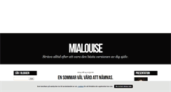 Desktop Screenshot of mialouise.blogg.se